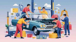moderniser une vieille voiture avec la technologie