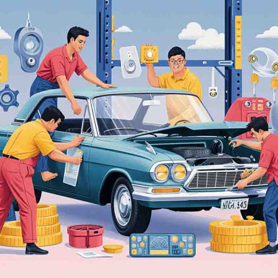 moderniser une vieille voiture avec la technologie