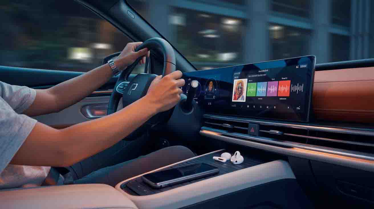 Écouter de l’audio en streaming en voiture