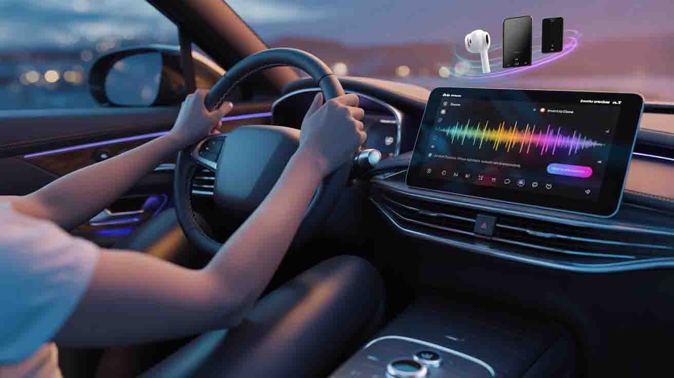 Streaming musical automobile